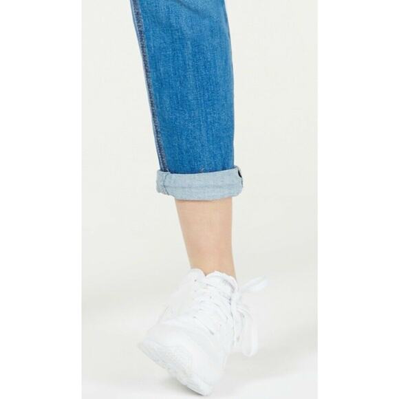 Dollhouse Skinny Denim Overalls Jeans Created for Macy's Sz 0 W24L29 Distressed - Picture 4 of 6